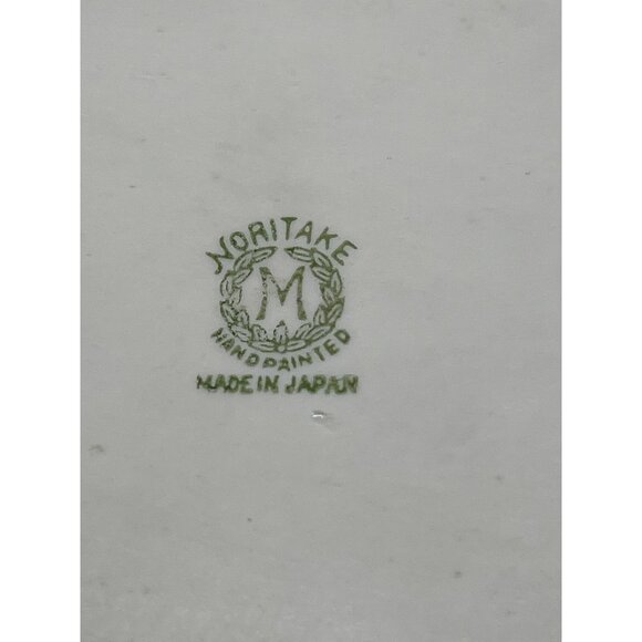 Vintage 40's Noritake Hand Painted Floral Trinket Tray Dresser Rose - Picture 5 of 5